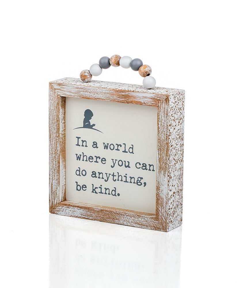 Be Kind Beaded Framed Sign
